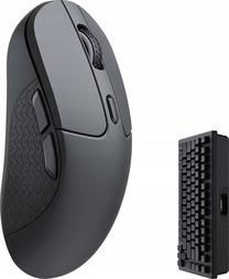 Belaidė žaidimų pelė Keychron M3-A4, 2.4 ghz / bluetooth / usb, juoda sp.