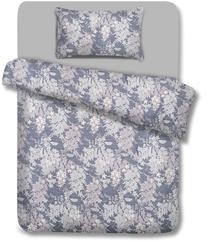 Gultas veļas komplekts AmeliaHome Madera, zila krās./pelēka krās., 70 x 80 cm, 160 x 200 cm