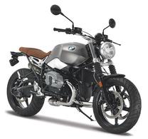 Игрушечный мотоцикл Maisto BMW R Nine T Scrambler, серый цв.