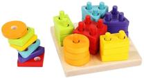 Развивающая игра Cubika, 8 см, многоцветный, 25 шт.
