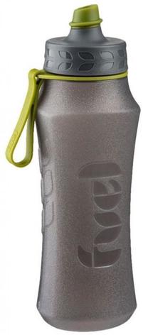 Sporta pudeles un šeikeri Fuel, zaļa krās./pelēka krās., plastmasa, 0.7 l