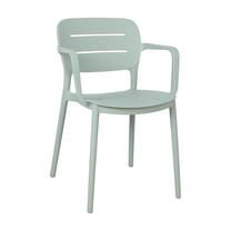 Lauko kėdė Home4you Mango, žalia sp./pilka sp., 53 cm x 53 cm x 79 cm