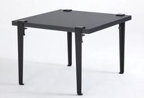 Kavos staliukas Kalune Design Halicheron, antracito sp./juoda sp., 60 cm x 60 cm x 45 cm
