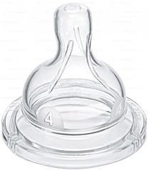 Пустышка для бутылочки Philips Avent, 6+ мес.