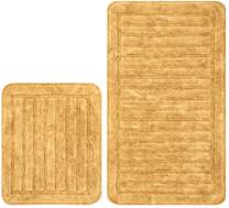 Комплект ковриков для ванны Foutastic COTTONKT000206, горчичный цв., 100 см x 60 см