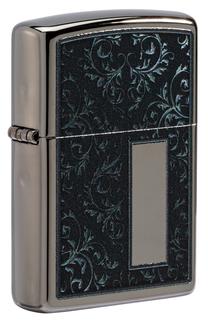 Šķiltava Zippo 49715, zila krās./sudraba krās.