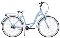 Velosipēds pilsētas Azimut Classic, 26 ", 17'' rāmis, zila krās./balta krās.
