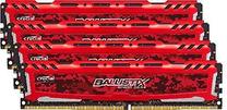 Operatyvioji atmintis (RAM) Crucial Ballistix Sport LT Red BLS4K16G4D30AESE, DDR4, 64 GB, 3000 MHz