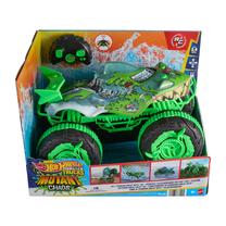 Rc автомобиль Mattel Hot Wheels Monster Trucks Great Bite JMM76, 1:15, зеленый цв.
