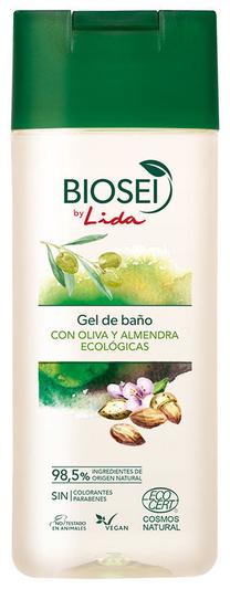 Kūno prausimosi želė Lida Biosei Olive & Almond, 600 ml