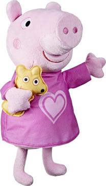 Игрушечное животное Hasbro Peppa Pig Bedtime Lullabies F3777, английский, розовый цв.