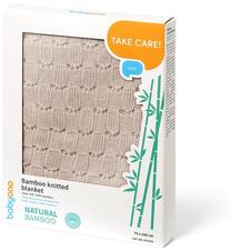 Pledas BabyOno Bamboo 1479/03, 100 x 75 cm, smėlio sp.