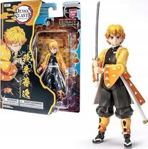 Žaislinė figūrėlė Bandai Ultimate Legends Zenitsu Agatsuma, 12 cm, juoda sp./oranžinė sp.