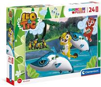 Dėlionė Clementoni Leo & Tig 24223, 42 cm x 62 cm, 24 vnt., įvairių spalvų