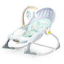 Детское кресло-качалка EcoToys 3in1, зеленый цв./голубой цв.
