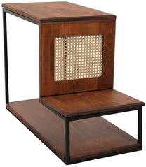 Kavos staliukas Kalune Design 1039-1, riešuto sp., 80 cm x 37 cm x 57 cm