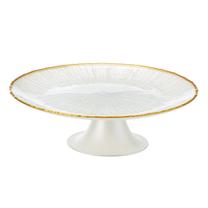 Servēšanas šķīvis 044300490, Ø 21 cm, Zelta krās./Balta krās.