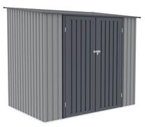 Sodo sandėliukas Kent, 149 cm x 222 cm x 194 cm, pilka sp.