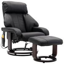 Krėslas VLX Massage 248679, juoda sp., 77 cm x 82 cm x 110 cm