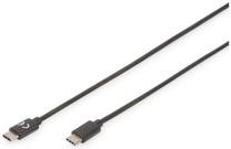 Vads Digitus USB-C - USB-C AK-300138-040-S USB-C, USB-C, 40 m, melna krās.