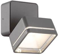 Lampa griesti un sienas CristalRecord, 4000°K, LED, antracīta krās.