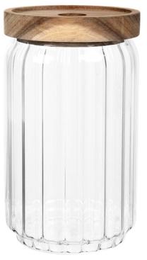 Toidu säilitamise konteiner Homla Rakumi, 0.75 l, läbipaistev v./pruun v.