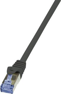 Tinklo kabelis Logilink PrimeLine Cat.7 S/FTP Patch Cable CQ4083S RJ-45, RJ-45, 7.5 m, juoda sp.