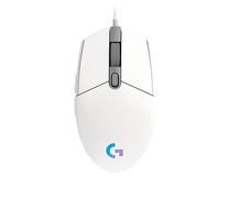 Laidinė žaidimų pelė Logitech G102 Lightsync 910-005824, balta sp.
