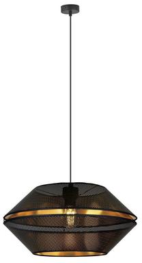 Valgusti rippuv Emibig Malia 1 1185/1, E27, 1 x 15 W, kuldne v./must v. / must v., 42 x 25 cm