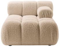 Modulinė sofa Micadoni Bellis, smėlio ruda sp., dešininė, 155 x 94 cm x 70 cm