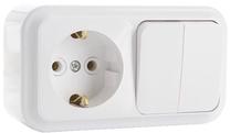 Bloks Okko 2B-PU-529, balta krās., 250 V