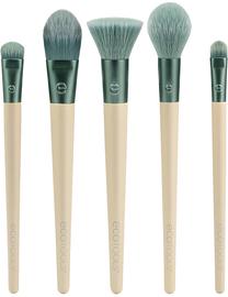 Dekoratīvās kosmētikas otu komplekts Ecotools Elements Earth Super Natural Face 3216, 5 gab., brūna krās.