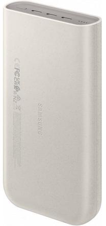 Prekė su pažeista pakuote. Nešiojamas įkroviklis (Power bank) Samsung P4520XUE, 20000 mAh, 45 W, smėlio sp.