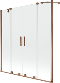 Vannas siena Mexen Velar Duo II, 150 cm x 150 cm, rose gold krās./rūdītais