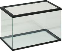 Akvariumas Flamingo Full Glass 40300008, skaidri sp./juoda sp., be įrangos, 7.5 l