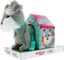 Игрушечное животное собака Goliath AniMagic Tilly, серый цв.