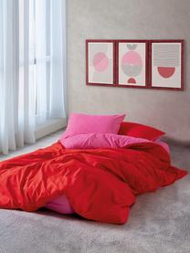Комплект постельного белья Mijolnir Sage 108CZY1205, фуксия (magenta) цв./красный цв., 50 x 70 cm, 200 x 220 cm, 4 дет.