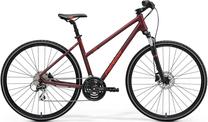 Velosipēds tūristu Merida Crossway 20, 28 ", M rāmis, bordo krās.