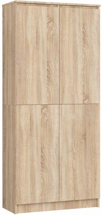 Spinta Akord Furniture Factory R80, ąžuolo sp., 80 cm x 35 cm x 180 cm
