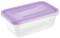 Maisto dėžučių rinkinys Keeeper Fredo Fresh, 3.3 l, 29 cm x 19 cm, skaidri sp./violetinė sp., 2 vnt.