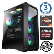Stacionarus kompiuteris Intop RM68386NS AMD Ryzen 5 3600, DDR4 32 GB, SSD+HDD 500 GB 2 TB, AMD Radeon RX 6600 8 GB GDDR6
