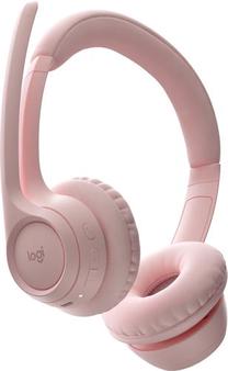 Belaidės ausinės Logitech Zone 300 981-001412, rožinė sp.
