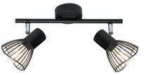 Valgusti lagi Candellux Fly 92-61898, E14, 2 x 40 W / must v., 8 x 8 cm