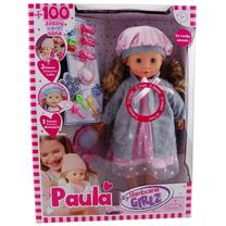 Lėlė Bambolina Girlz Paula BD1679BLV, 46 cm, rožinė sp.