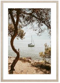 Fotomaal Yacht On The Water, 50 cm x 70 cm