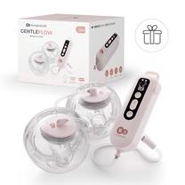 Krūts piena pumpja komplekts, elektriskie KinderKraft Gentleflow Pink