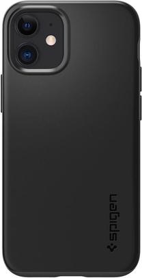 Telefona vāciņš Spigen, melna krās., Apple