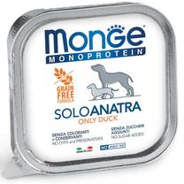 Влажный корм для собак Monge Monoprotein, мясо утки, 0.15 кг