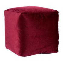 Pufas Pouffe 8430852900739, raudona sp., 30 cm x 30 cm x 30 cm