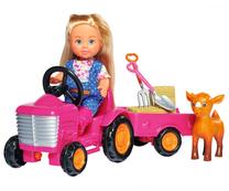 Lėlė Simba Evi Love Tractor 105733518, 12 cm, įvairių spalvų